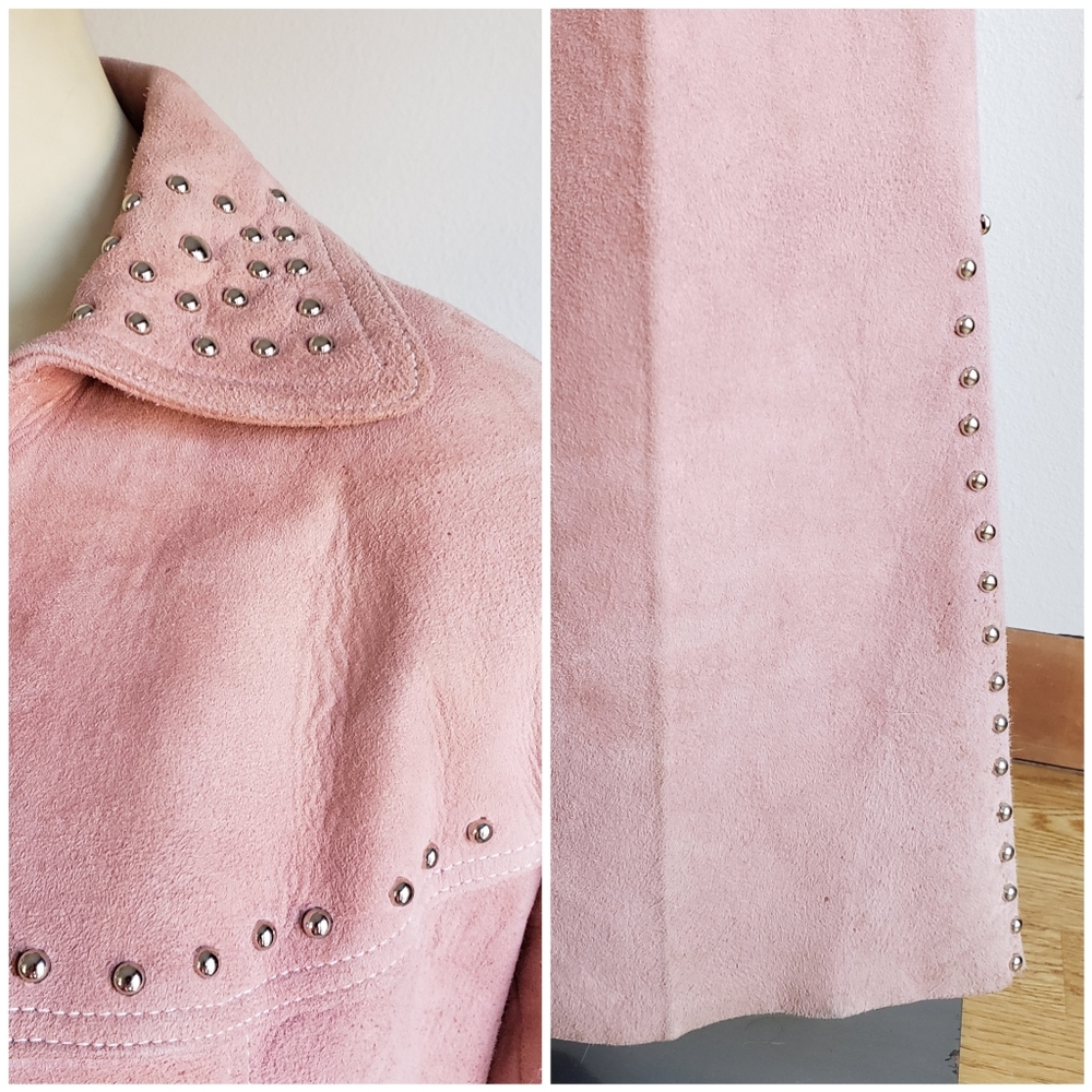 🎸🎤🎵Rockstar VTG Suede Studded Set🎶🎙🎸 - Picture 6 of 14